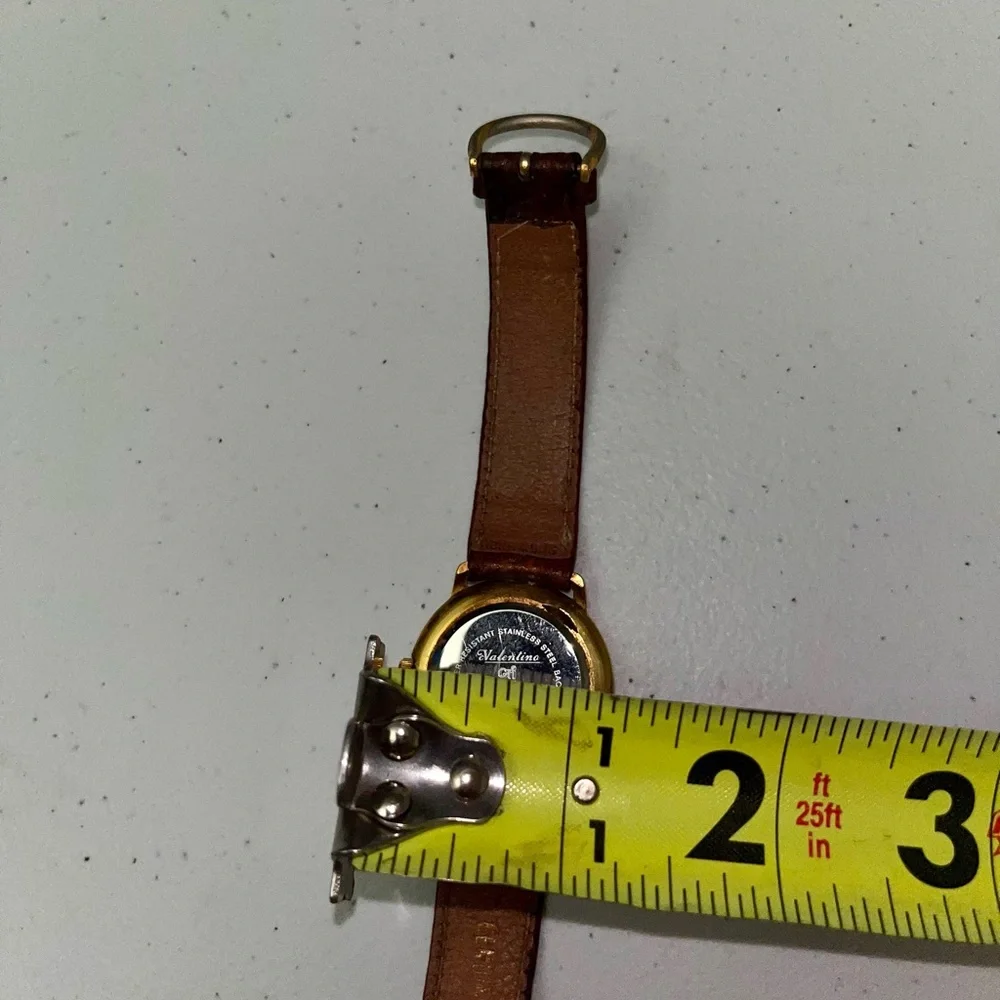 Vintage Valentino Genuine Leather Ladies Analog Watch
